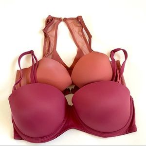 Victoria’s Secret Set of 2 Bras Pink Mauve 32D